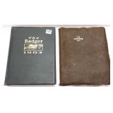 1903 Wisconsin Badger yearbook & a 1904