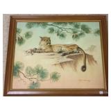 Framed signed Walter J. Wilwerding oil on board