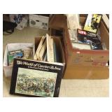 Large group ephemera, mags, books, comics,