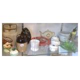 Group including Red Wing beater jar, hair