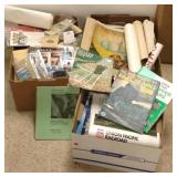 Group ephemera including railroad, highway maps,