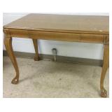 Antique oak library table