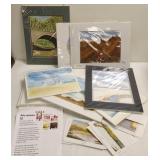 Group of unframed Arlo "Ole" Jensen watercolors