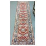 Handmade oriental runner approx 2 1/2