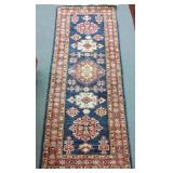 Handmade oriental runner approx 2 1/2