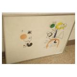 Framed pencil signed & numbered 250/600 Miro