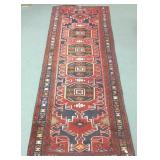 Handmade oriental runner approx 3 1/2