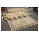 3 Chinese oriental rugs