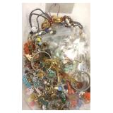 Group of assorted costume, etc jewelry including