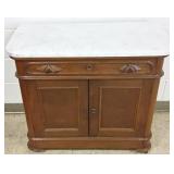 Victorian marble top commode
