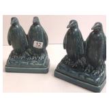Pair Rookwood penguin bookends- Yamadani