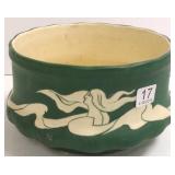 Art Nouveau brush McCoy pottery planter