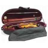 Vincent Panormo- Paris violin in case with 2 bows