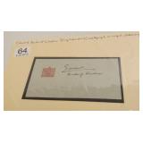 Signed Edward Duke of Windsor royal stationery