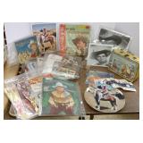 Collection Roy Rogers items including comic