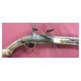 A. Bini (Angelo) flintlock pistol (as seen)