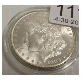 1883-cc Morgan silver dollar