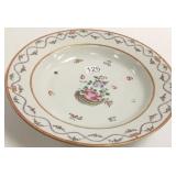 9" Chinese export hand painted bowl- 17th century