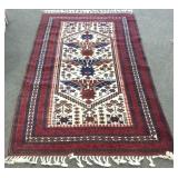 Handmade Oriental rug approx. 4