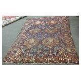 Antique handmade Persian rug approx 5