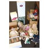 Group of assorted collector etc. dolls - some with