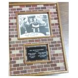 Framed autographed " The Honeymooners" photo