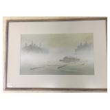 Framed signed Peyton (John)- Duluth pastel