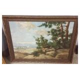 Framed signed  Asplund & dated oil on canvas-