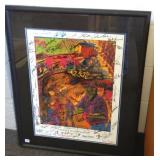 Framed Burnet Senior Golf Classic poster 1996-