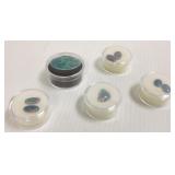 8 Australian opal doublets- largest is 19x 29mm