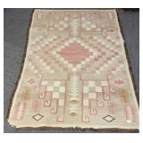 Antique hand woven Navajo rug 38" x 50"