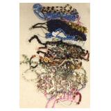 Group of bead necklaces including semi-precious