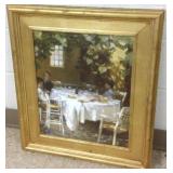 Framed signed Paul G. Oxborough oil on canvas-