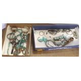 Group assorted Southwest jewelry including