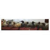 8 antique etc. wood duck decoys