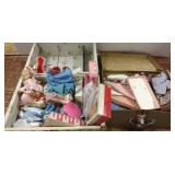 Group of Ginny dolls & clothing in 2 cases