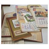 Group advertising calendars including Standard Oil