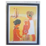 Framed signed & numbered 120/200 Menguy (Fred)