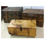 3 wood etc. trunks