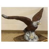 48" wide cement garden eagle