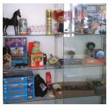 Large group of vintage toys including Fisher Price