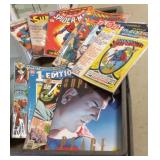 12 large comic books- superheroes