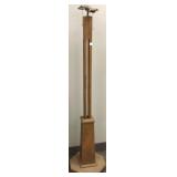 Mission oak floor lamp base (as seen)