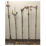 5 Deco etc. floor lamps