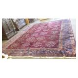 Vintage handmade oriental rug approx. 12