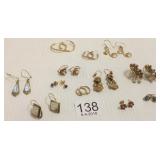 12 pair of assorted Victorian etc. earrings