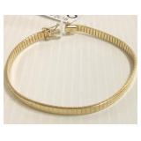 14k Italian gold bracelet approx 10.6 grams