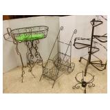 5 metal plantstands
