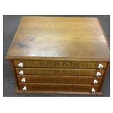 Real Scotch Floss advertising thread cabinet