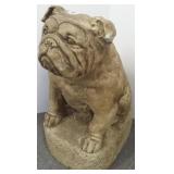 20" cement garden bulldog